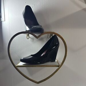 Black Wedge Heels
